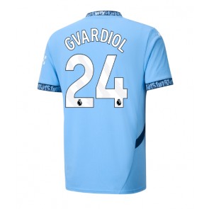 Manchester City Josko Gvardiol #24 Domaci Dres 2024-25 Kratak Rukavima